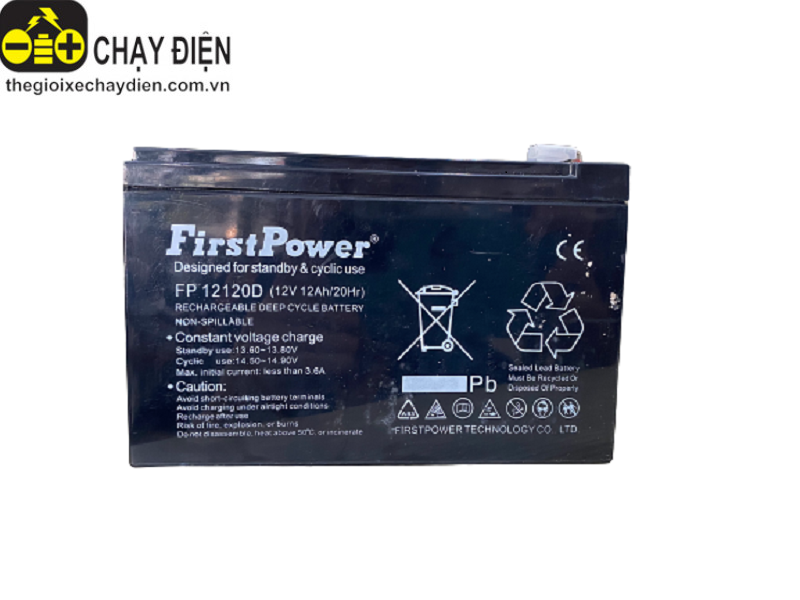 Ắc quy xe đạp điện 12v-12a First Power