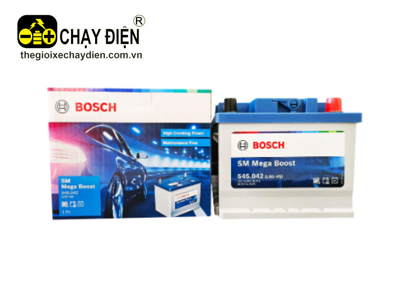 Ắc quy Bosch 545.042 DIN45 12V 45Ah