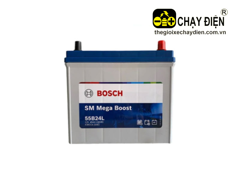 Ắc quy BOSCH 55B24L 12V 45AH