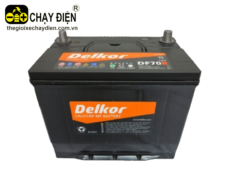 Ắc quy Delkor DF70R/L 12V-70AH