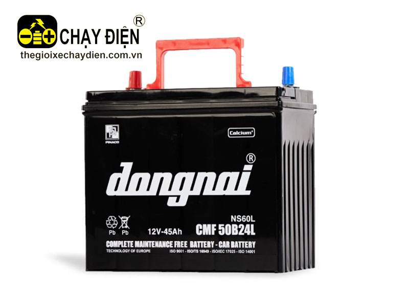 Ắc quy Đồng Nai CMF 50B24L (12V-45ah) cọc nhỏ