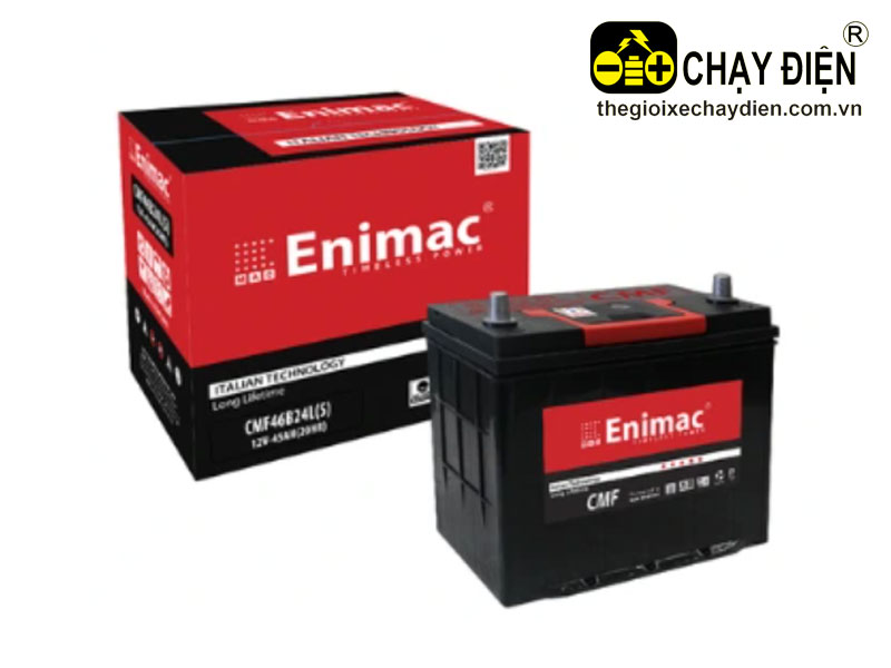 Ắc quy Enimac 46B24LS CMF (12V-45ah) cọc lớn