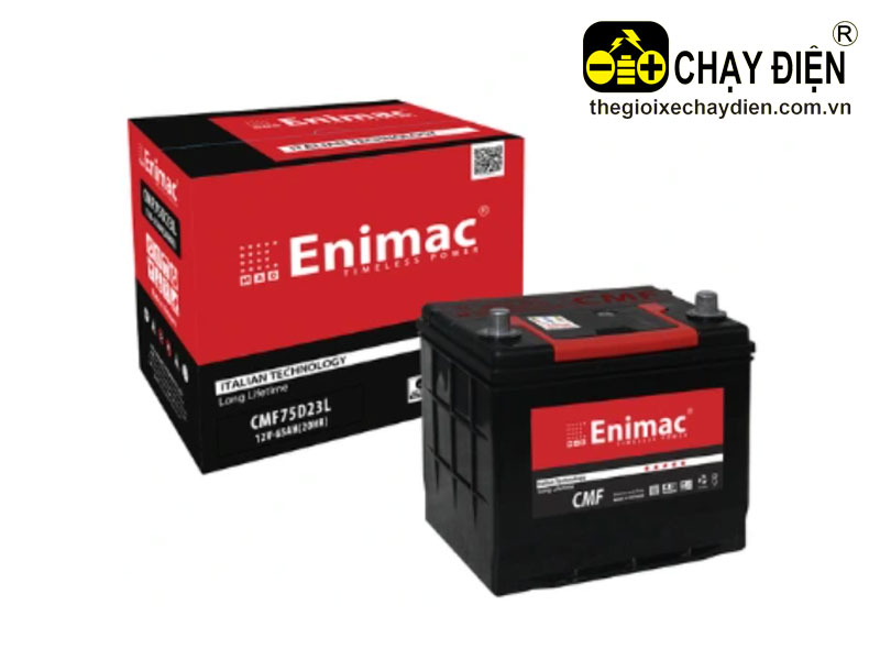 Ắc quy Enimac 75D23L CMF (12V-65ah)