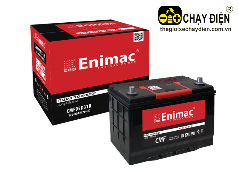 Ắc quy ENIMAC CMF 95D31R (12V-80ah)