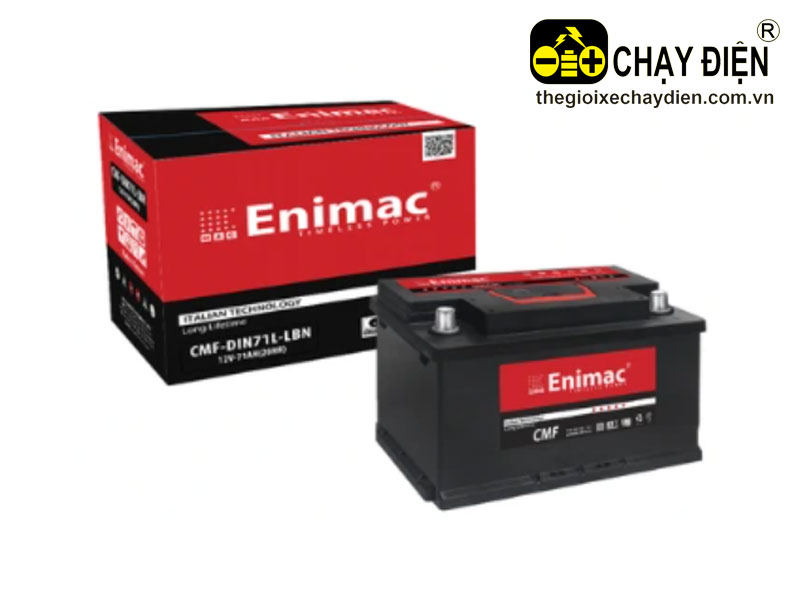 Ắc quy ENIMAC CMF DIN 71L-LBN (12V-71Ah)