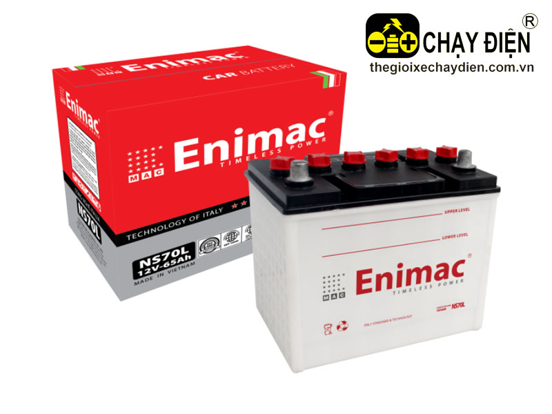 Ắc quy ENIMAC NS70L (12V-65ah)