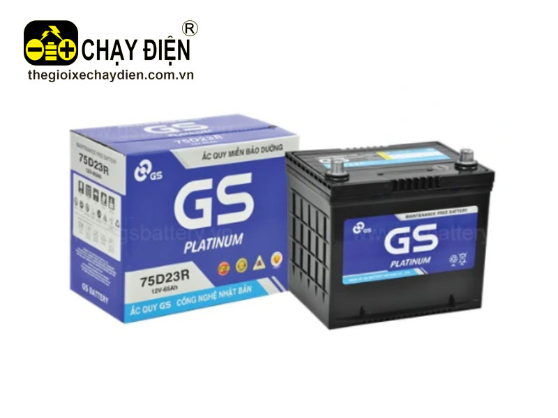 Ắc quy GS 75D23R MF (12V-65ah)