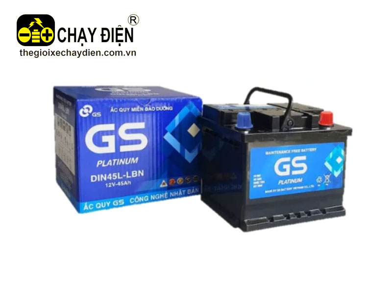 Ắc quy GS Din 45L (12V-45ah)