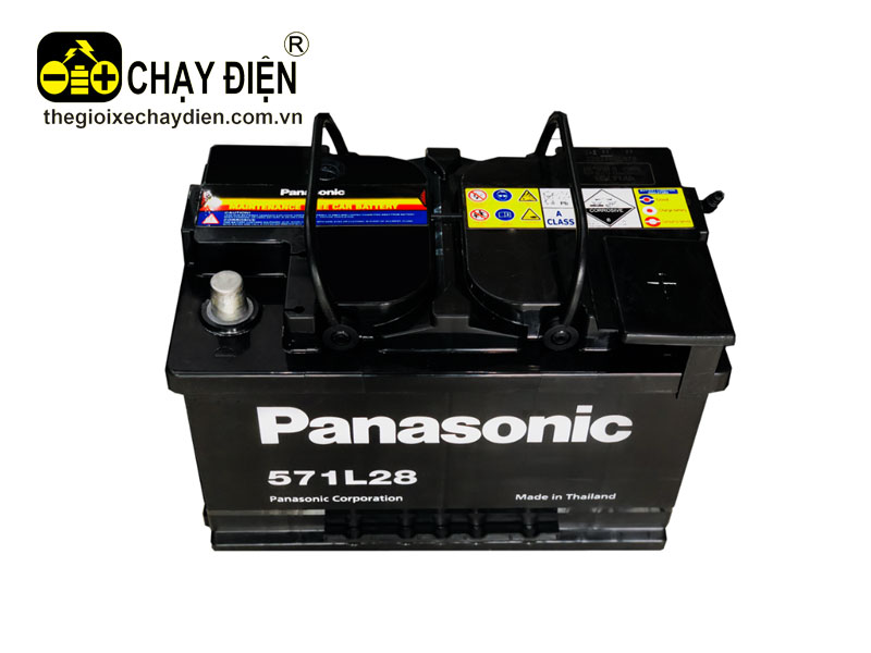 Ắc quy PANASONIC DIN 571L-28L (12V-71Ah)