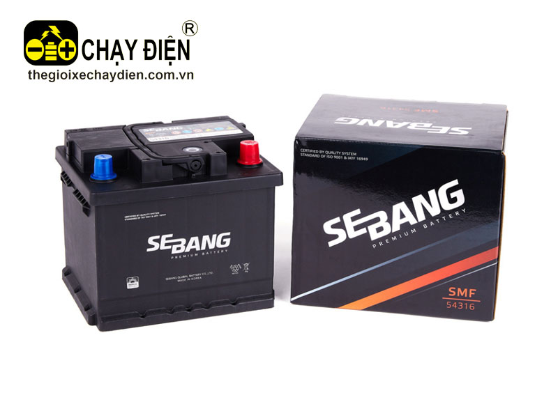 Ắc quy SEBANG SMF 54316 DIN43 (12V-43ah)