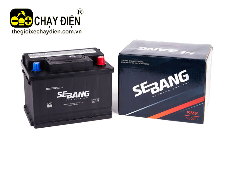 Ắc quy SEBANG SMF 56220 DIN62L (12V-62ah)