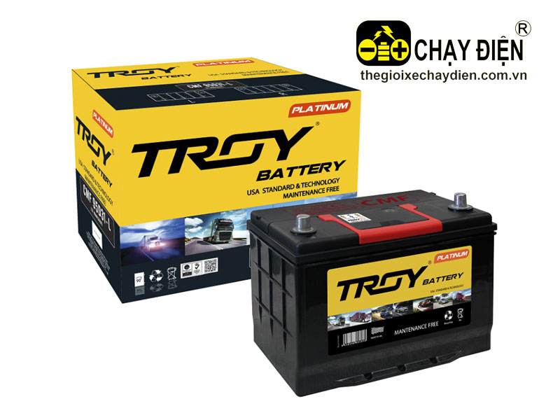 Ắc quy TROY CMF 95D31L (12V-80ah)