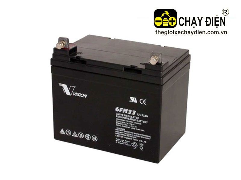 Ắc quy VISION 6FM33-X (12V-33AH)