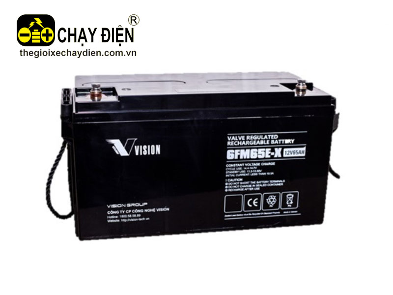 Ắc quy VISION 6FM65E-X (12V- 65AH)