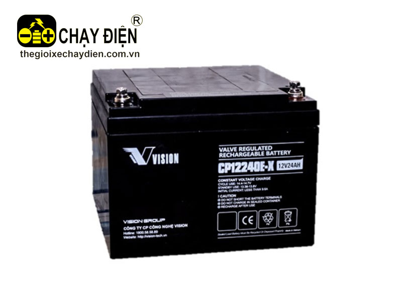 Ắc quy VISION CP12240 (12V-24AH)