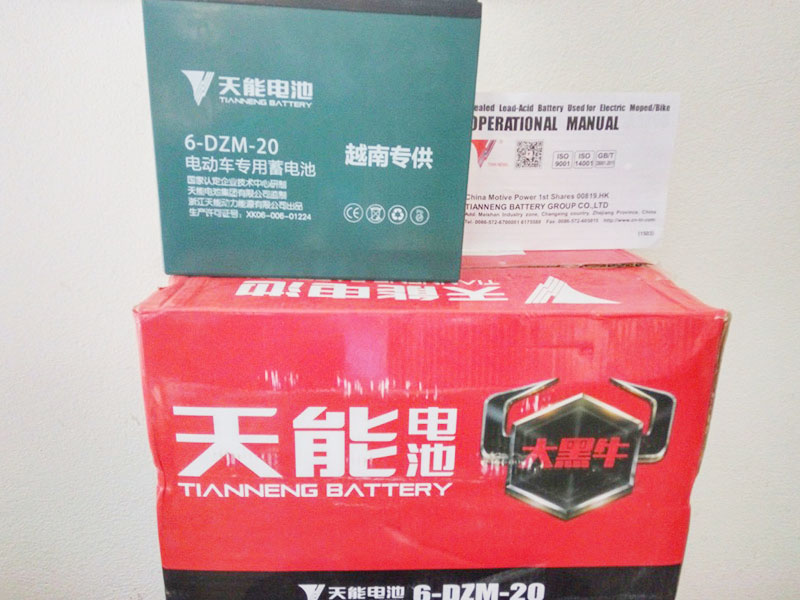 Ắc quy xe đạp điện Pega Hà Nội