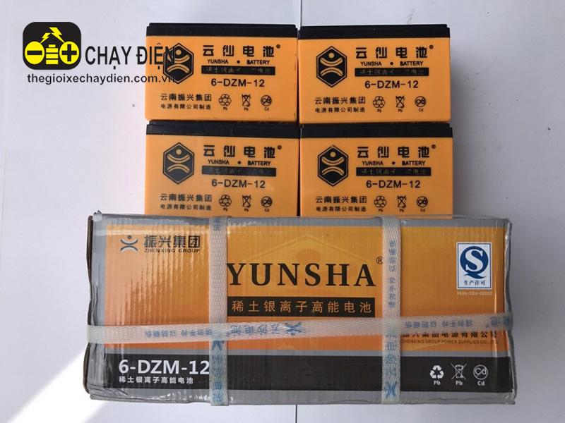 Ắc quy xe đạp điện Yunsha 12V-12Ah