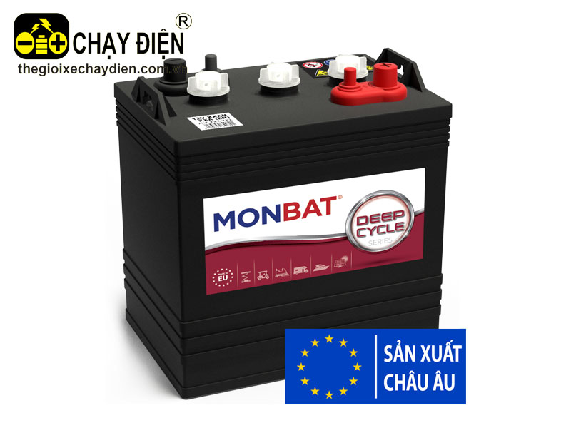 Ắc quy xe điện MONBAT 6VUS DC-240 (6V-240Ah)