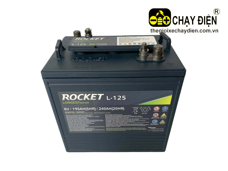 Ắc quy xe điện ROCKET L-125 6V 240AH