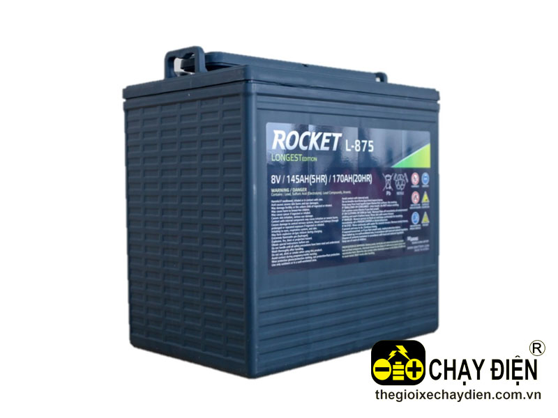 Ắc quy xe điện ROCKET L-875 8V - 170AH