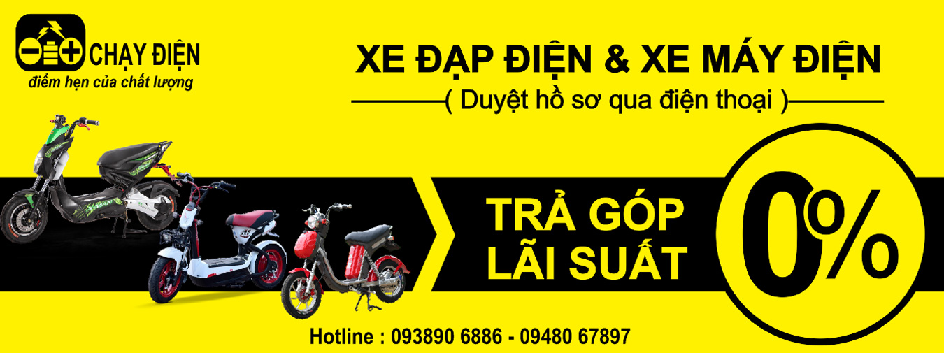 Bán xe đạp điện, xe máy điện trả góp 0% 