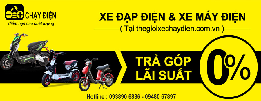 Bán xe đạp điện, xe máy điện trả góp 0%