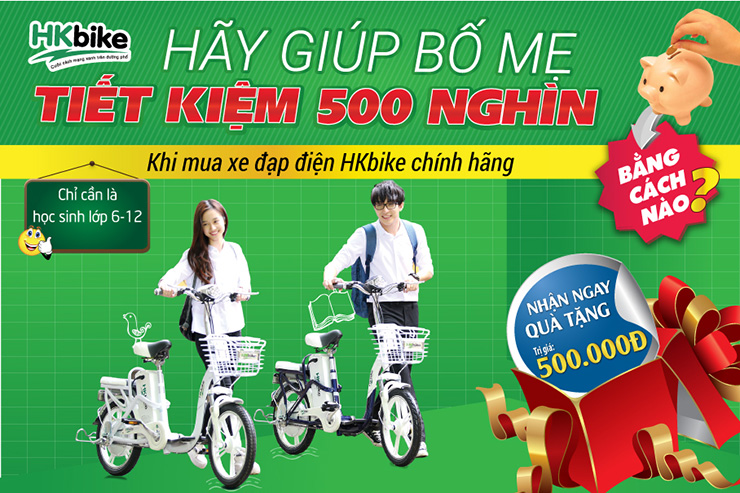 Banner xe đạp điện