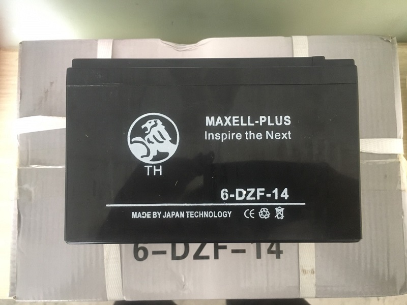 Bình ắc quy xe đạp điện Maxell 12v-14a
