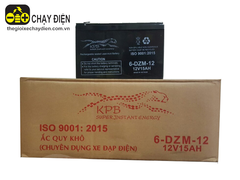 Bình ắc quy xe đạp điện KPB 12v - 12a