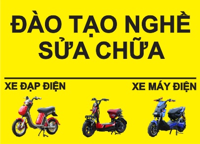 Đào tạo nghề sửa chữa xe đạp điện, xe máy điện