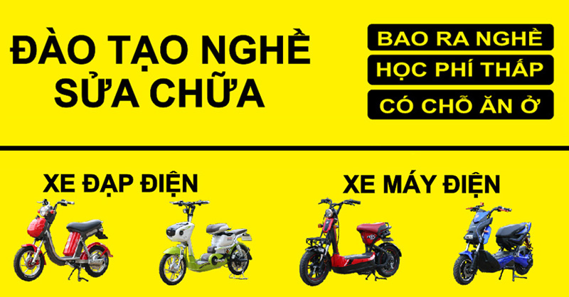 Đào tạo nghề sửa chữa xe đạp miễn phí, bao ra nghề