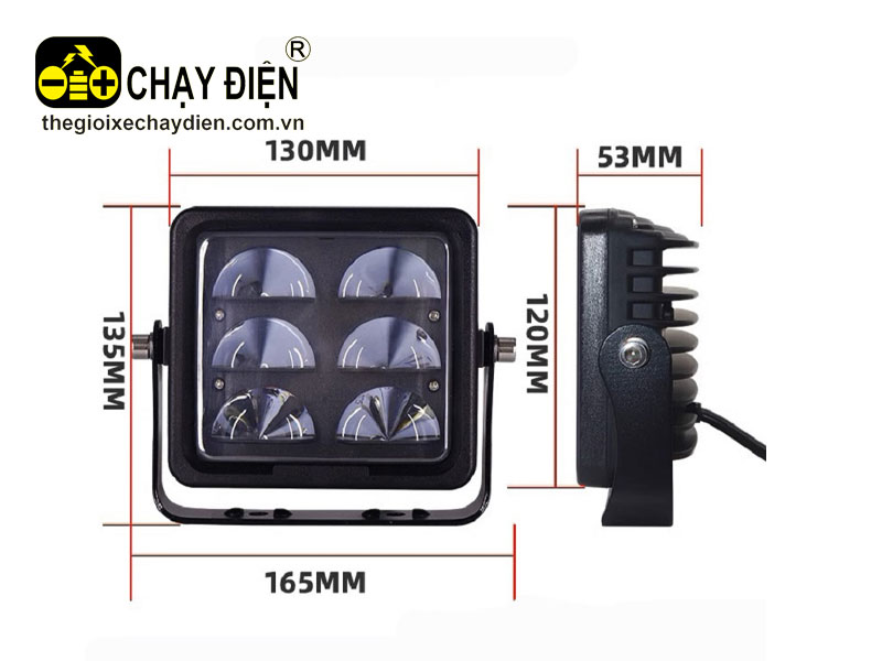 Đèn led chữ xe nâng chữ U 6 bóng