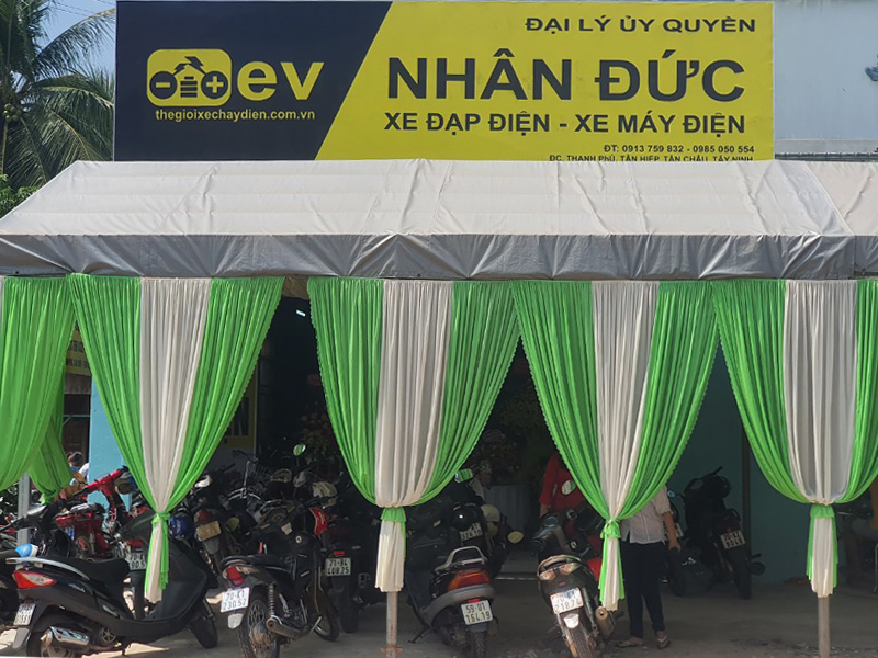 Khai trương đại lý ủy quyền xe điện Nhân Đức tại Tân Châu