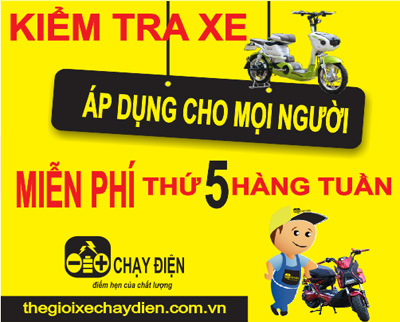 kiểm tra xe đạp điện miễn phí