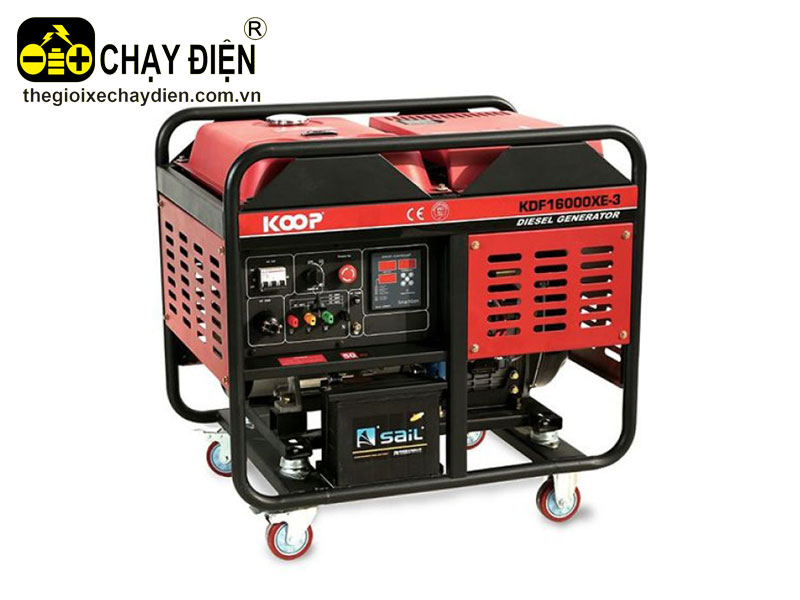 Máy phát điện diesel Koop KDF16000XE 3 13 kva trần 3 pha