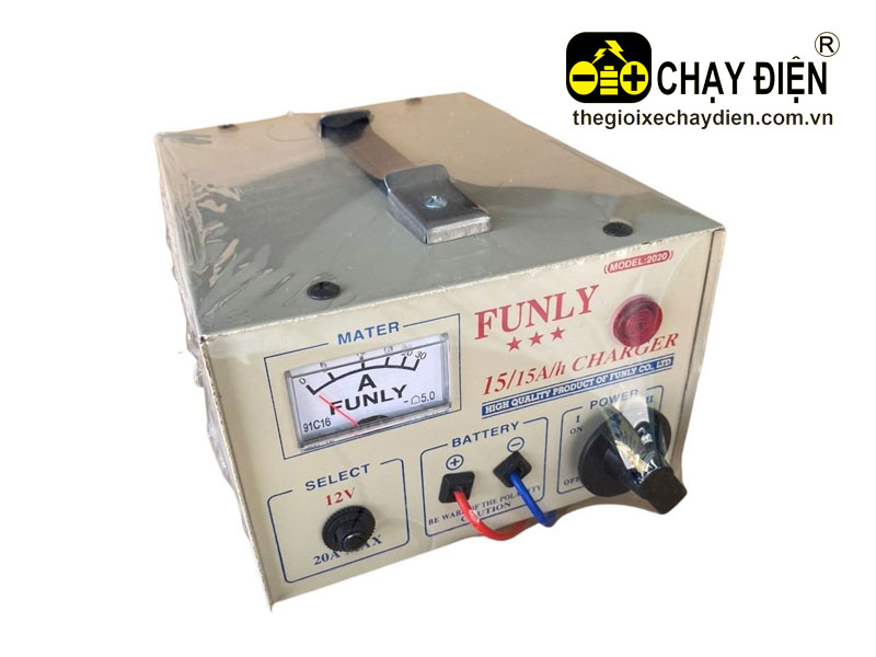 Máy sạc Funly tăng giảm 12V-15ah  2020