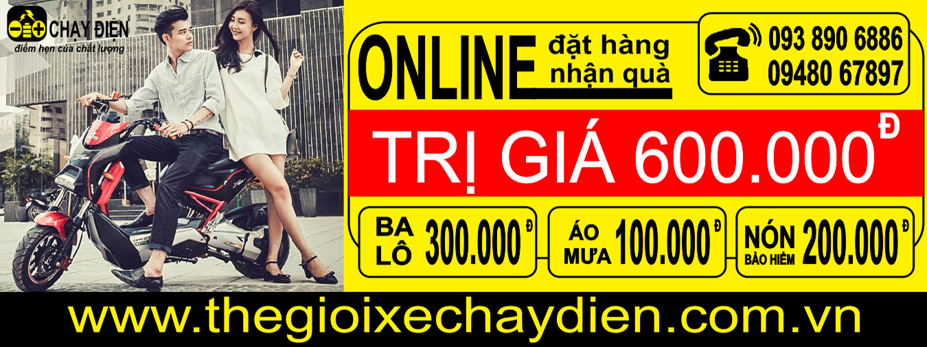 Mua xe điện online nhận ngay quà khủng 