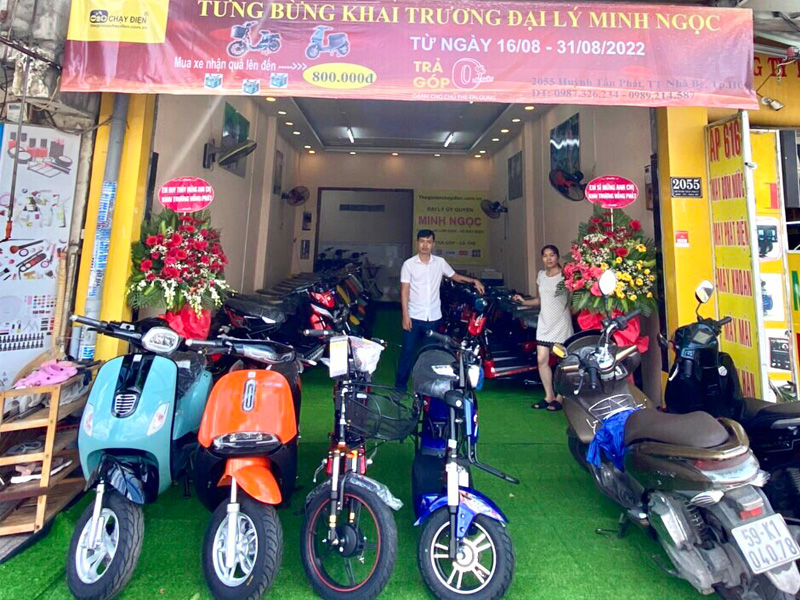 Mừng khai trương đại lý ủy quyền EV mới của TGXCĐ tại Nhà Bè, nhận ngay quà tặng lên đến 800.000 đồng