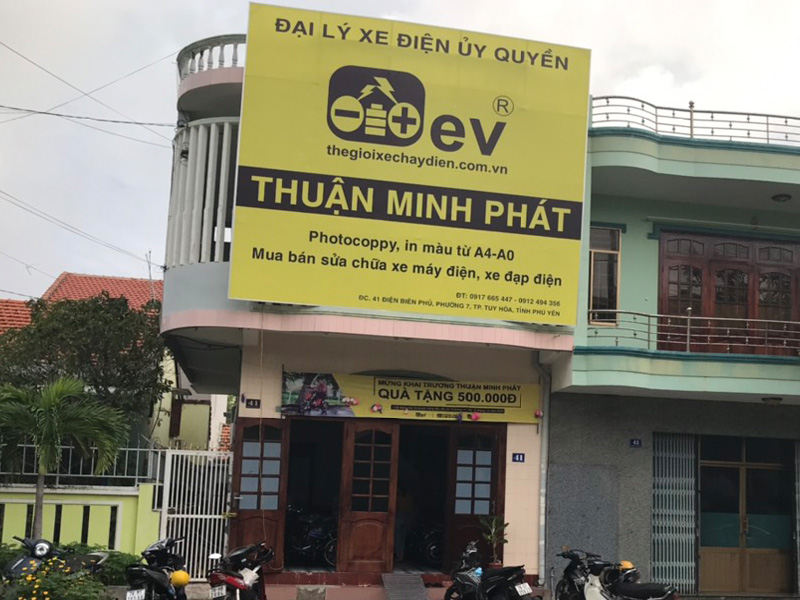 Mừng khai trương Thuận Minh Phát Đại lý xe điện ủy quyền của TGXCĐ tại Phú Yên