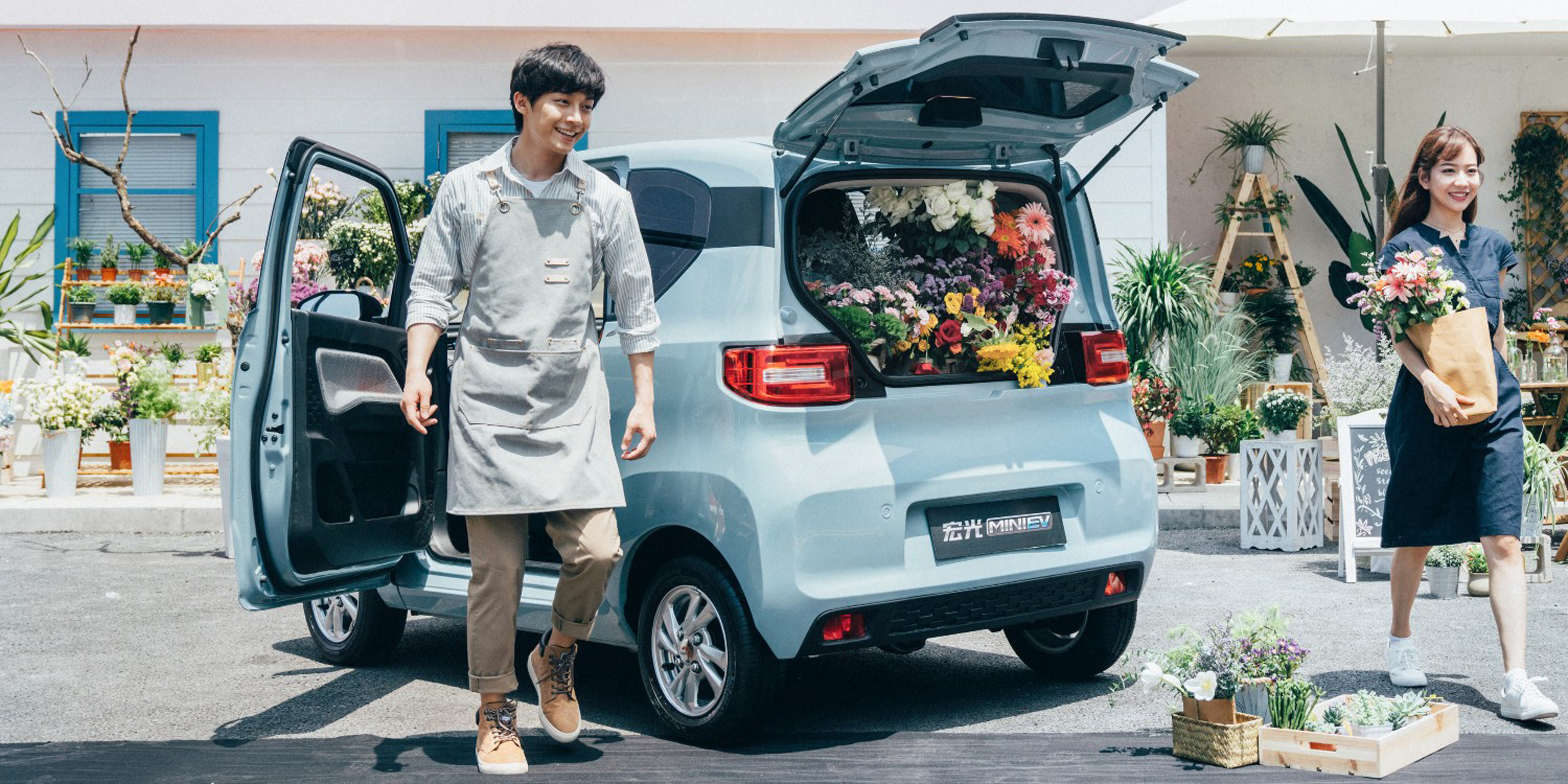 Ô tô điện Wuling Hongguang Mini EV 