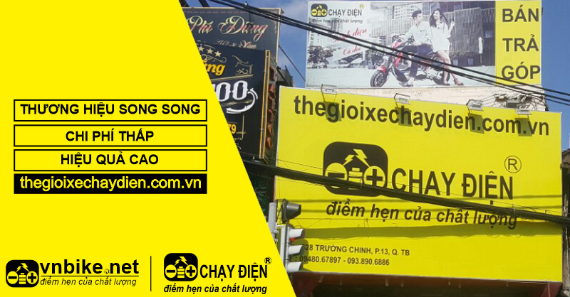 Quảng bá thương hiệu song song cùng Thế Giới Xe Chạy Điện