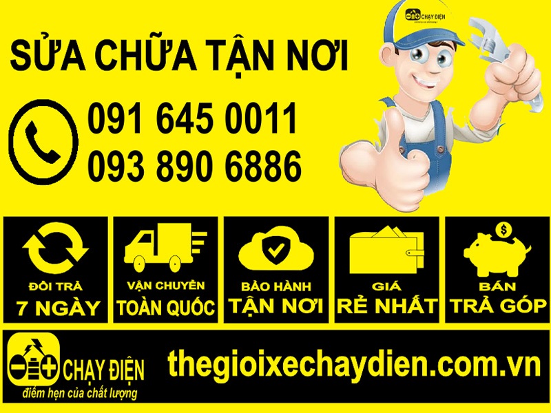 Sửa chữa pin xe đạp điện, xe máy điện tận nơi