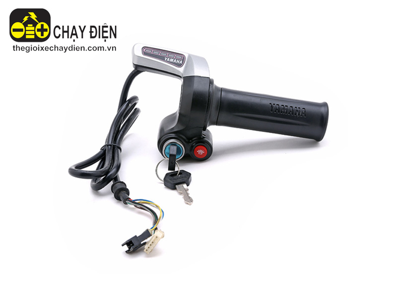 Tay ga xe đạp điện Yamaha H4 2 giắc