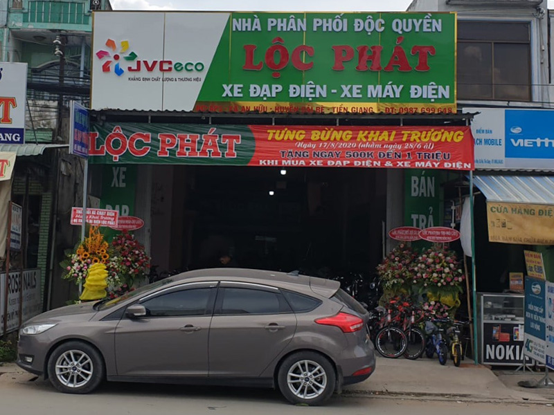 Thêm một nhà phân phối độc quyền Lộc Phát của Thế Giới Xe Chạy Điện khai trương