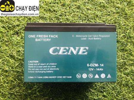 Ắc quy xe đạp điện 12v-12a Cene