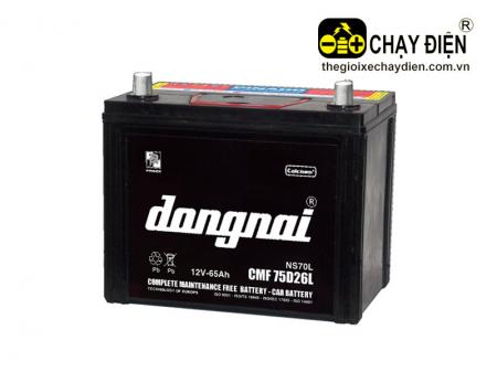 Ắc quy Đồng Nai 75D26L CMF (12V-65ah)