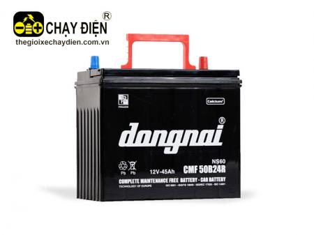 Ắc quy Đồng Nai CMF 50B24R (12V-45ah) cọc nhỏ