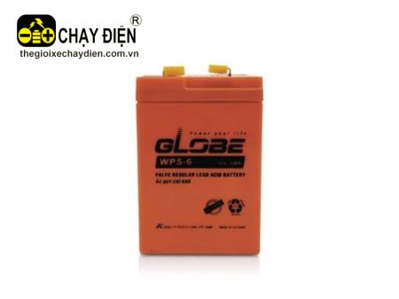 Ắc quy Globe 6V 5AH (12V-5ah)