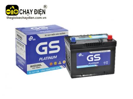 Ắc quy GS 80D26L MF (12V-70ah)