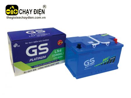 Ắc quy GS MF LN4 DIN80L (12V-80Ah)